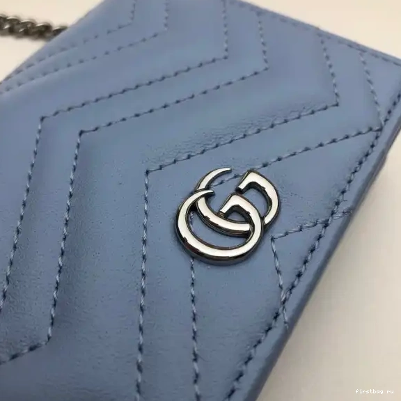First bag ru chain GUCCI wallet Marmont GG 0520